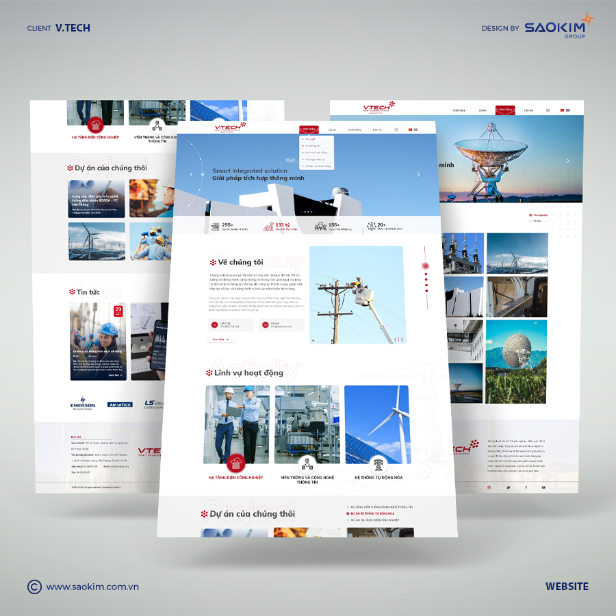 VTECH - Design Website and Brand Identity VTECH